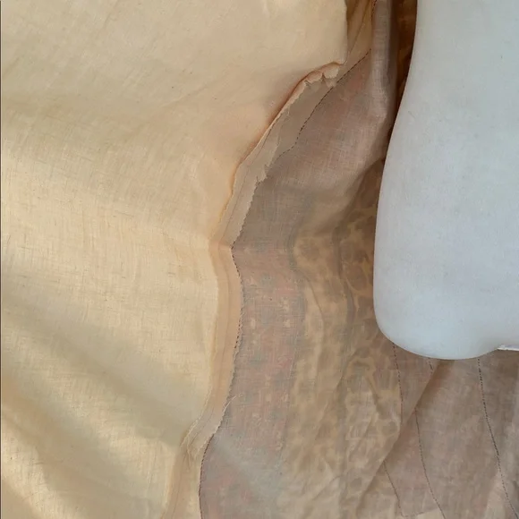 Vintage 70s Patchwork Cotton Kimono Duster Robe - Picture 6 of 6